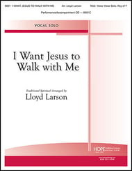 I Want Jesus to Walk with Me Vocal Solo & Collections sheet music cover Thumbnail